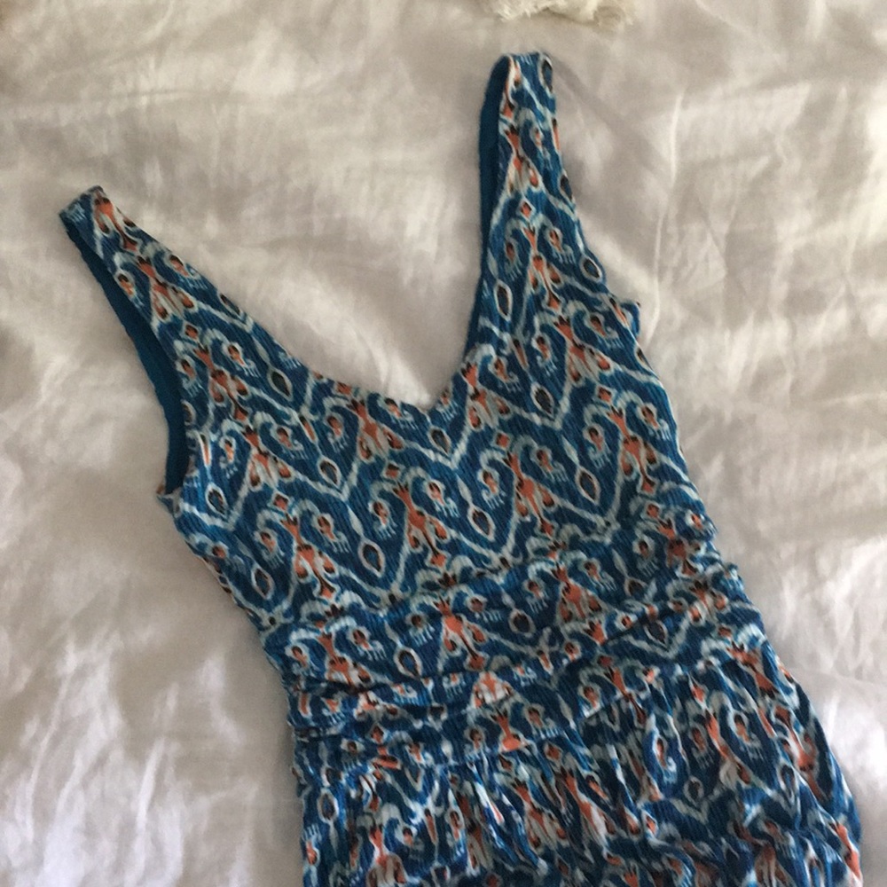 Anthropologie Ikat Maxi Dress Size Small